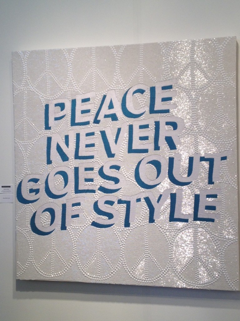 Stephanie Hirsch, Lyons Wier Gallery (made of small beads)