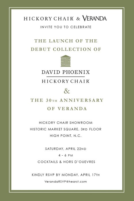 Hickory Chair - David Phoenix - Ivy de Leon Blog